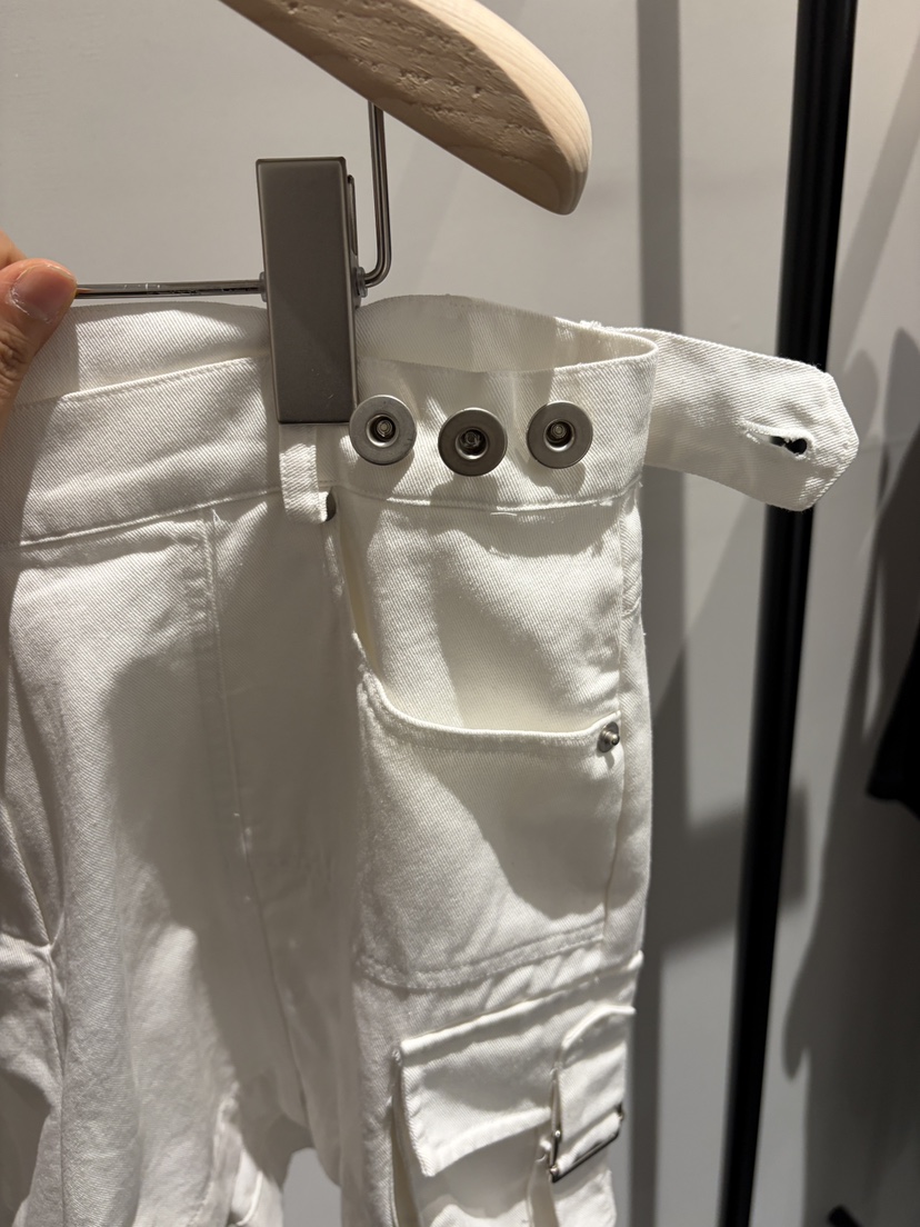 BOWIE韓國代購女士新款26春夏時尚推薦職業短褲工裝褲水洗BOWIE短褲