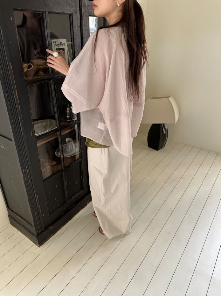 MARE韓國直郵女裝新品26夏季休閑職業26春夏推薦襯衫蕾絲衫MARE襯衫/蕾絲衫