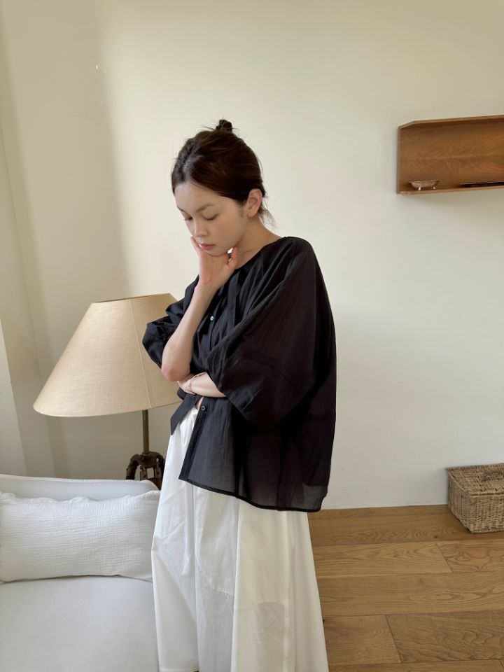 MARE韓國直郵女裝新品26夏季休閑職業26春夏推薦襯衫蕾絲衫MARE襯衫/蕾絲衫