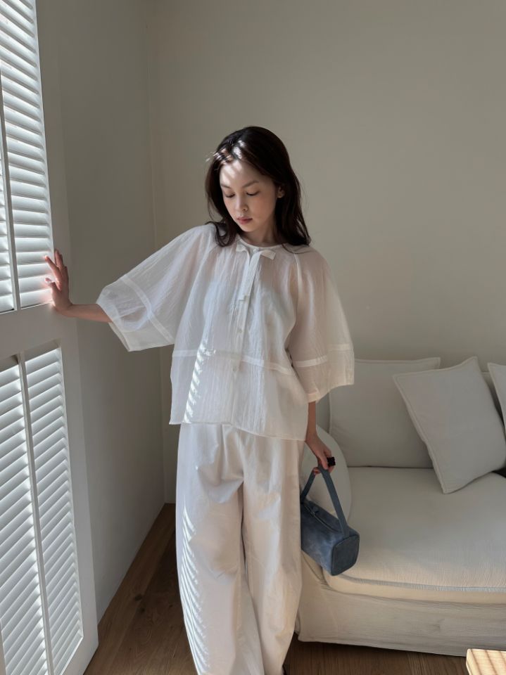 MARE韓國直郵女裝新品26夏季休閑職業26春夏推薦襯衫蕾絲衫MARE襯衫/蕾絲衫圖色3