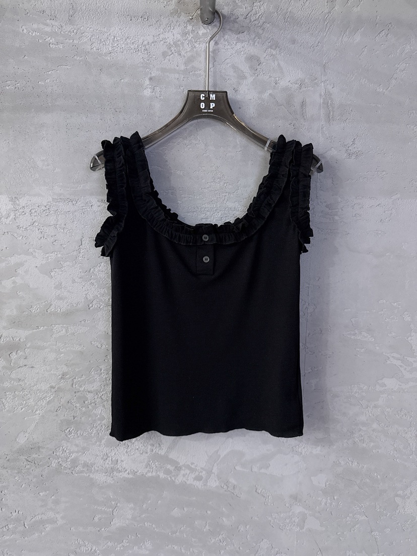 COME OPEN/HAPER韓國直郵女裝新品26春夏吊帶背心荷葉邊COME OPEN/HAPER吊帶/背心圖色3