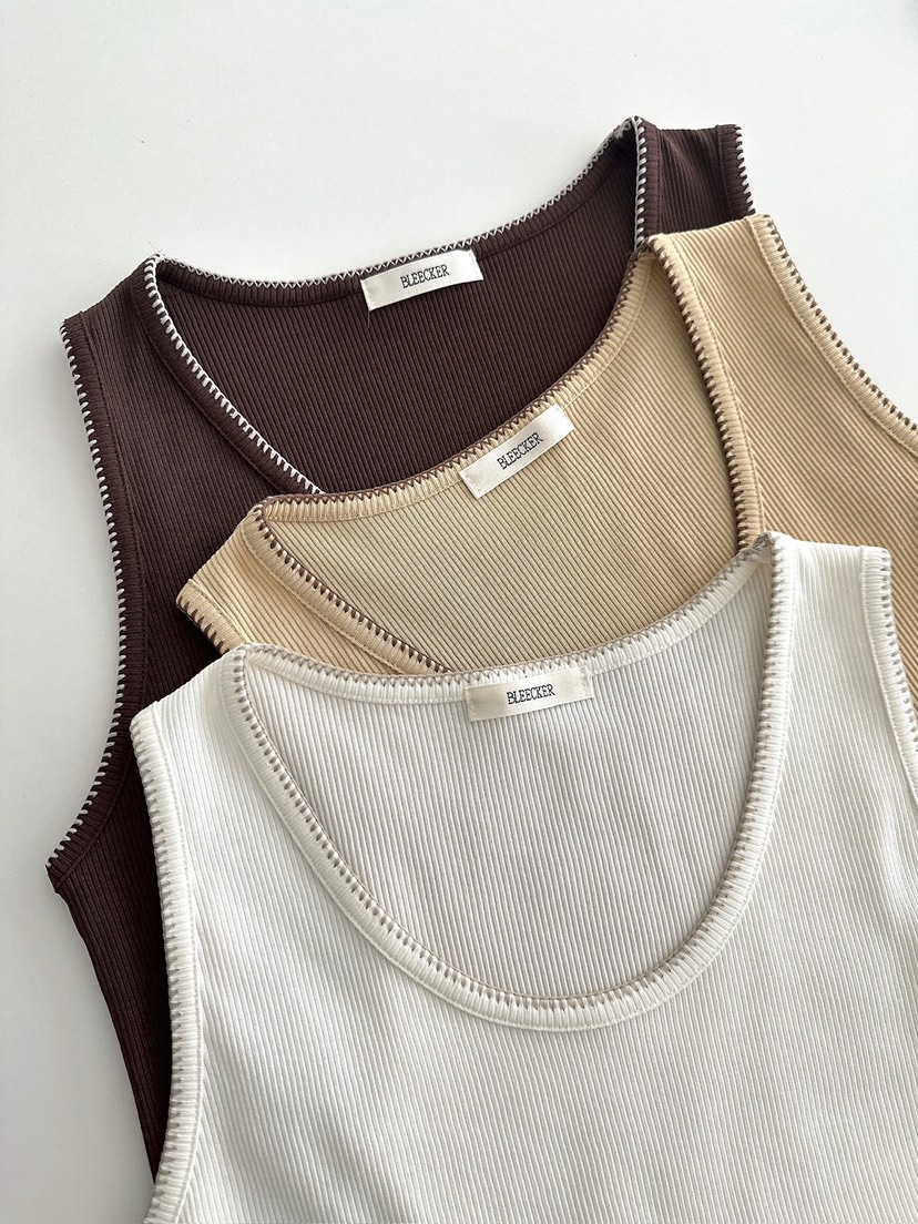 BLEECKER韓國直郵女裝新款時尚26春夏熱賣職業真品吊帶背心BLEECKER吊帶/背心