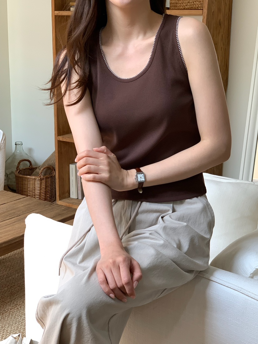 BLEECKER韓國直郵女裝新款時尚26春夏熱賣職業真品吊帶背心BLEECKER吊帶/背心