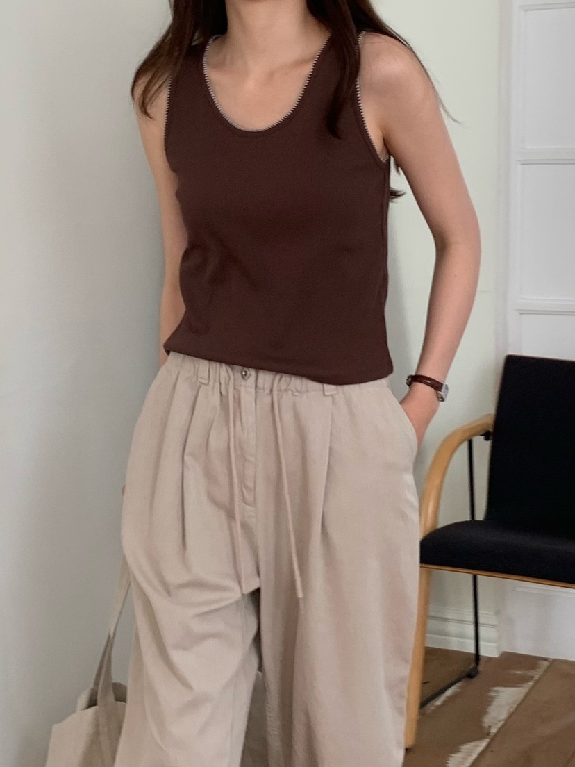 BLEECKER韓國直郵女裝新款時尚26春夏熱賣職業真品吊帶背心BLEECKER吊帶/背心