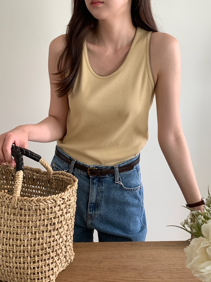 BLEECKER韓國直郵女裝新款時尚26春夏熱賣職業真品吊帶背心BLEECKER吊帶/背心