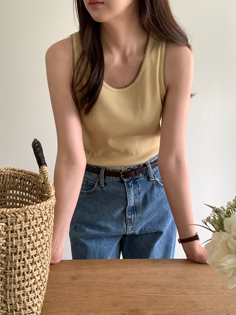 BLEECKER韓國直郵女裝新款時尚26春夏熱賣職業真品吊帶背心BLEECKER吊帶/背心