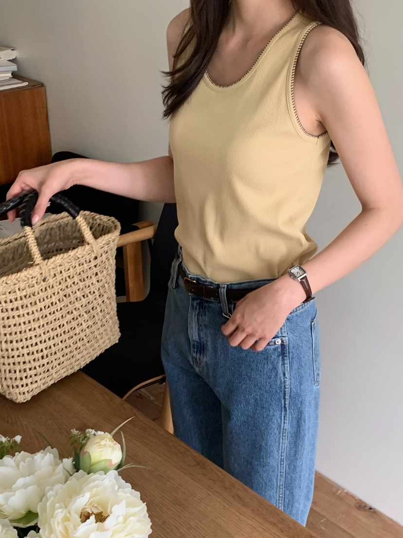 BLEECKER韓國直郵女裝新款時尚26春夏熱賣職業真品吊帶背心BLEECKER吊帶/背心