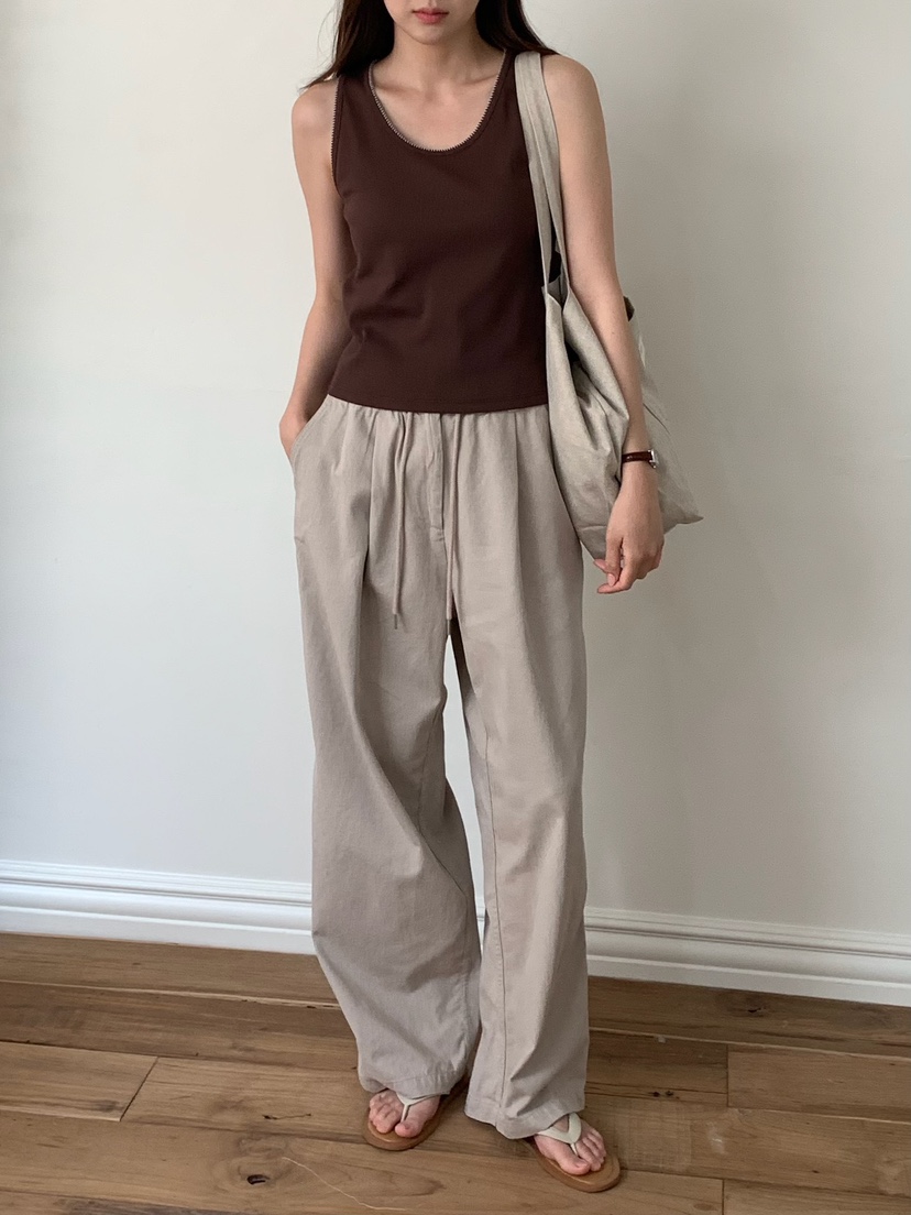 BLEECKER韓國直郵女裝新款時尚26春夏熱賣職業真品吊帶背心BLEECKER吊帶/背心