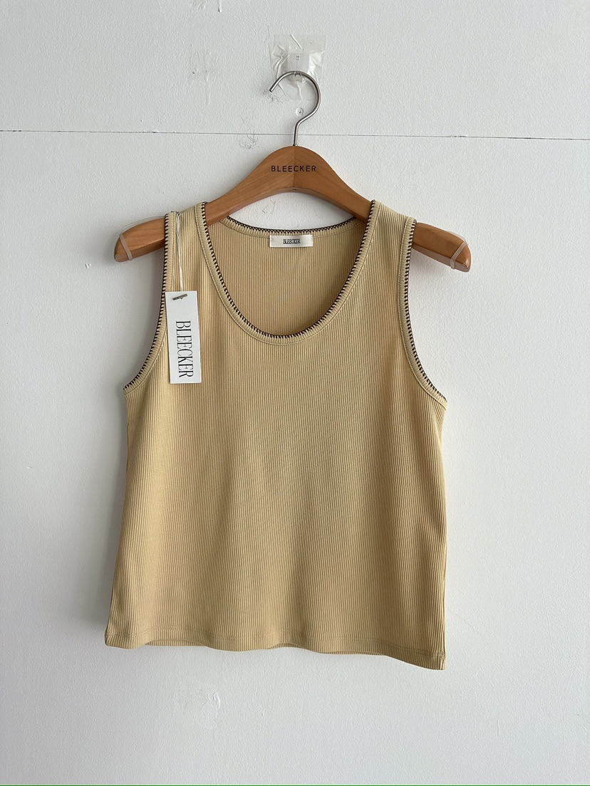 BLEECKER韓國直郵女裝新款時尚26春夏熱賣職業真品吊帶背心BLEECKER吊帶/背心圖色2
