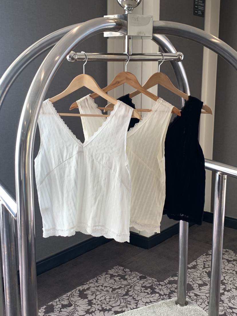 LA CREME韓國代購女裝新款26夏季人氣休閑時尚熱賣吊帶背心LA CREME吊帶/背心