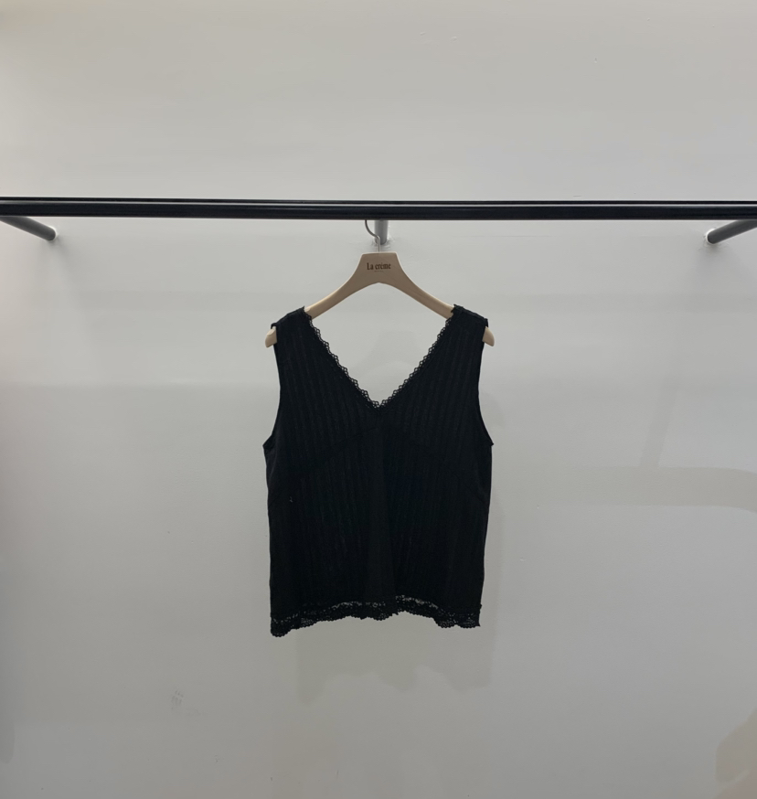 LA CREME韓國代購女裝新款26夏季人氣休閑時尚熱賣吊帶背心LA CREME吊帶/背心圖色3