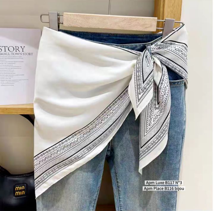 N3韓國直郵女裝新款職業時尚熱賣休閑26春夏圍巾披肩圍巾N3圍巾/披肩