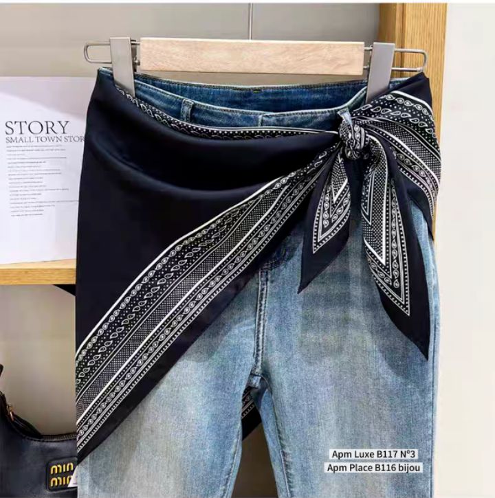 N3韓國直郵女裝新款職業時尚熱賣休閑26春夏圍巾披肩圍巾N3圍巾/披肩