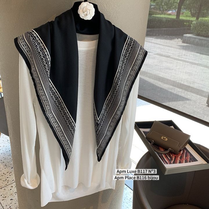 N3韓國直郵女裝新款職業時尚熱賣休閑26春夏圍巾披肩圍巾N3圍巾/披肩圖色2