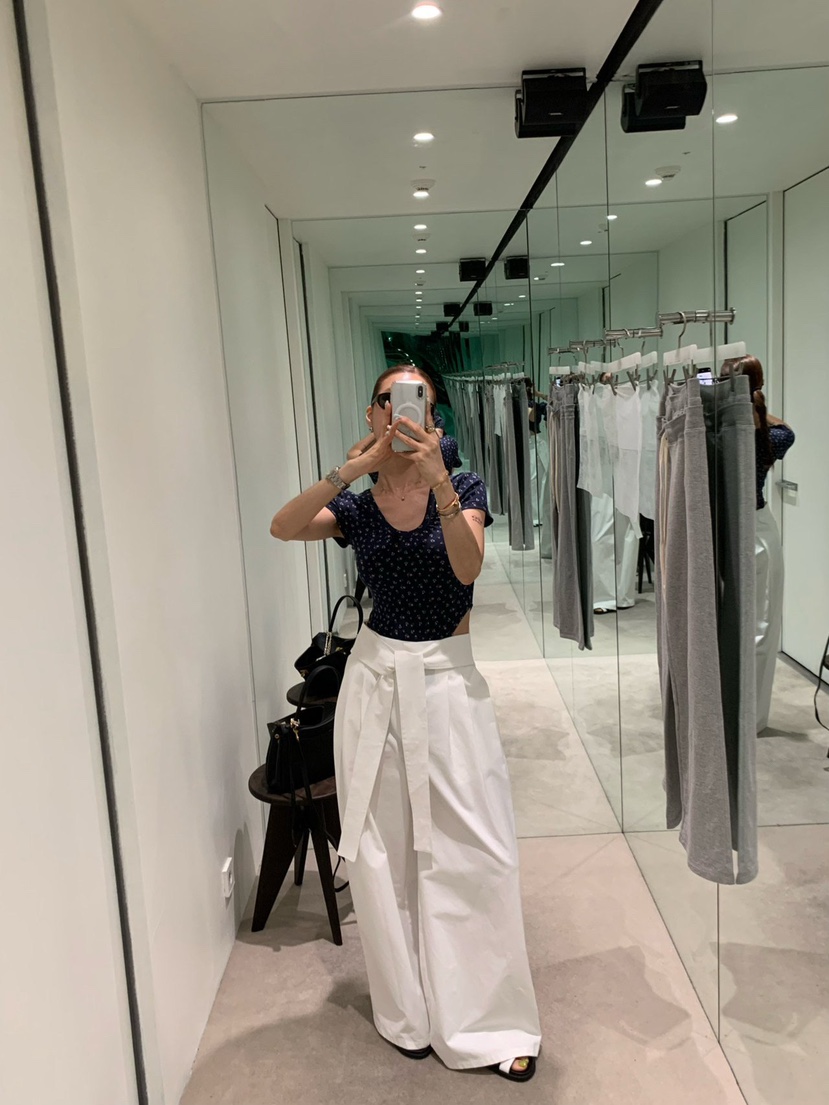 REVE CITE-L東大門直郵女裝新品休閑真品休閑褲系帶褶裥REVE CITE-L休閑褲