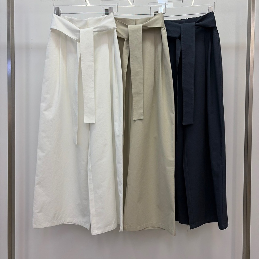 REVE CITE-L東大門直郵女裝新品休閑真品休閑褲系帶褶裥REVE CITE-L休閑褲