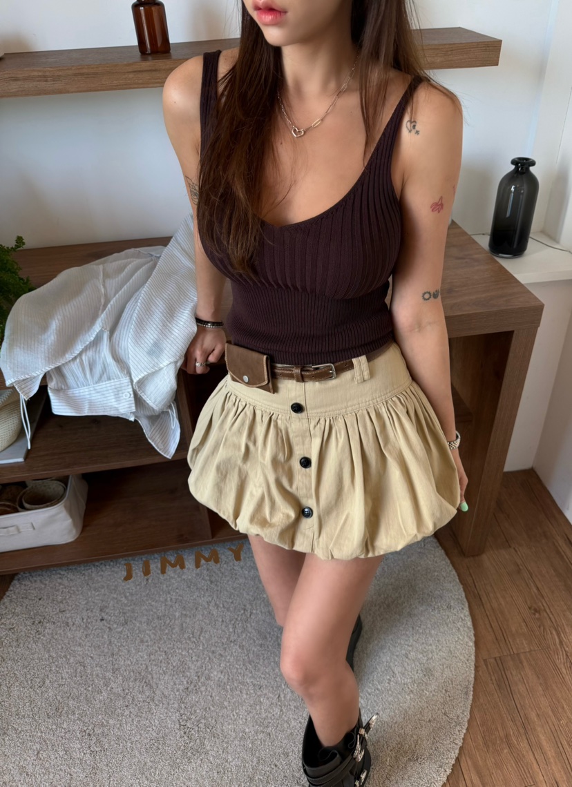 JIMMY韓國代購女裝新款推薦休閑人氣熱賣時尚26夏季職業短裙JIMMY/REMAKE短裙