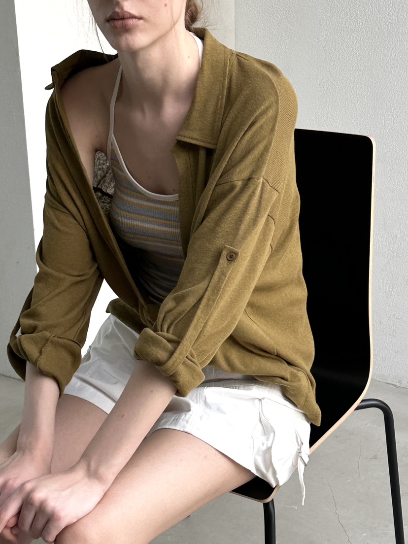 BOWIE韓國東大門直郵女裝新款時尚推薦職業長袖T恤V領深VBOWIE長袖T恤