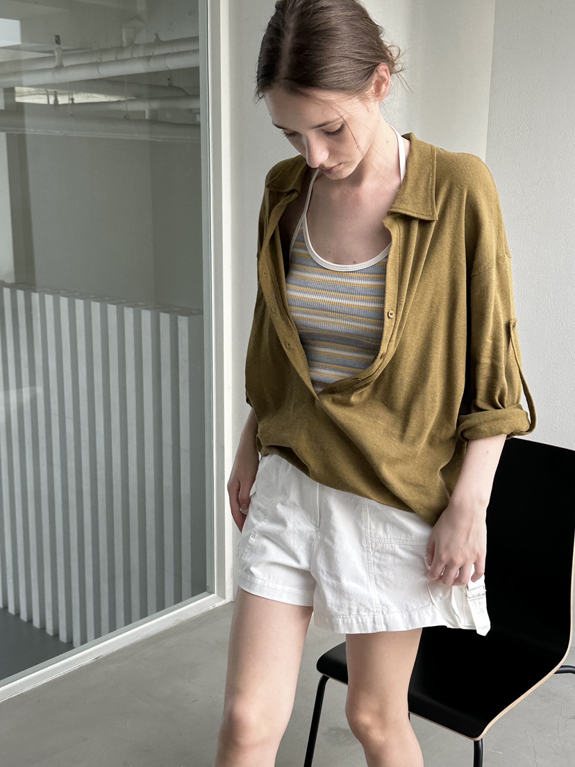 BOWIE韓國東大門直郵女裝新款時尚推薦職業長袖T恤V領深VBOWIE長袖T恤