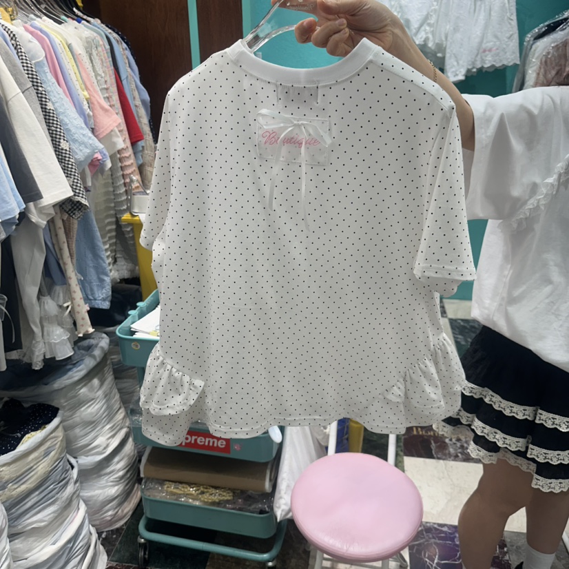 BOUTIQUE-L東大門直郵女士新品職業26春夏休閑人氣真品T恤BOUTIQUE-LT恤