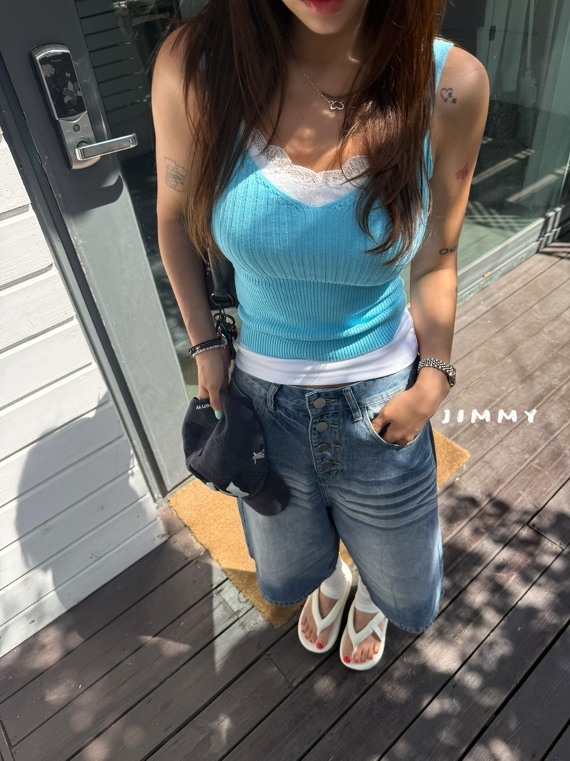 JIMMY韓國直郵女士新款真品職業休閑26春夏人氣推薦熱賣短褲JIMMY/REMAKE短褲