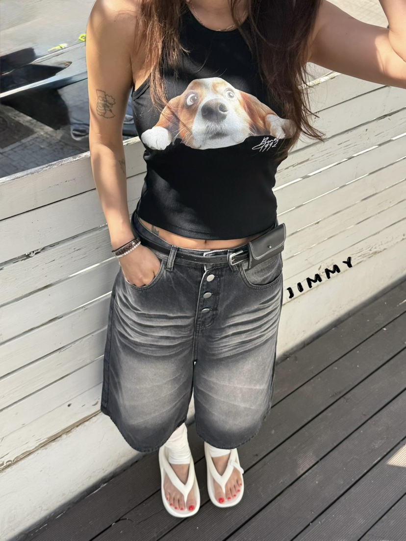 JIMMY韓國直郵女士新款真品職業休閑26春夏人氣推薦熱賣短褲JIMMY/REMAKE短褲