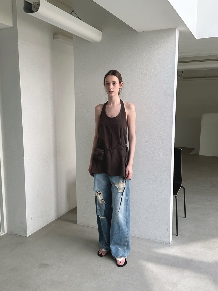 BOWIE韓國直郵女士新款熱賣26春夏職業人氣推薦真品牛仔褲BOWIE牛仔褲