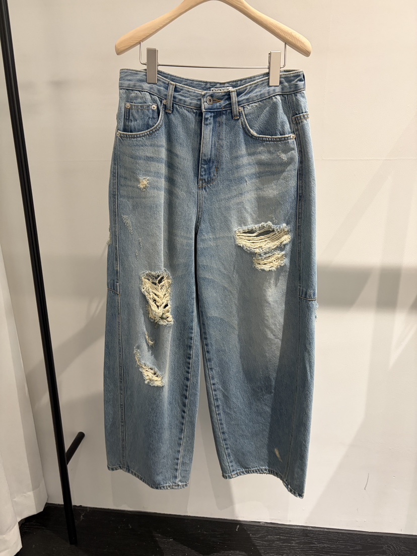 BOWIE韓國直郵女士新款熱賣26春夏職業人氣推薦真品牛仔褲BOWIE牛仔褲圖色2