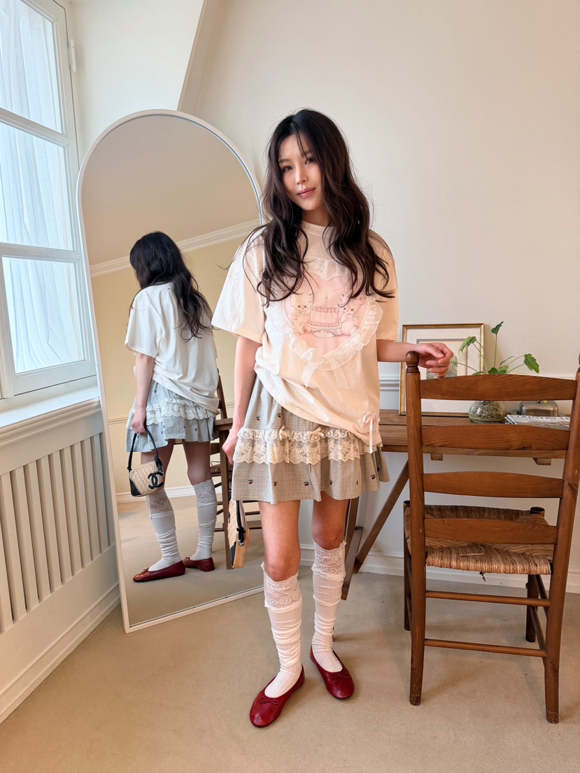 BOUTIQUE-L東大門實拍韓國女裝新款推薦人氣職業26春夏T恤BOUTIQUE-LT恤