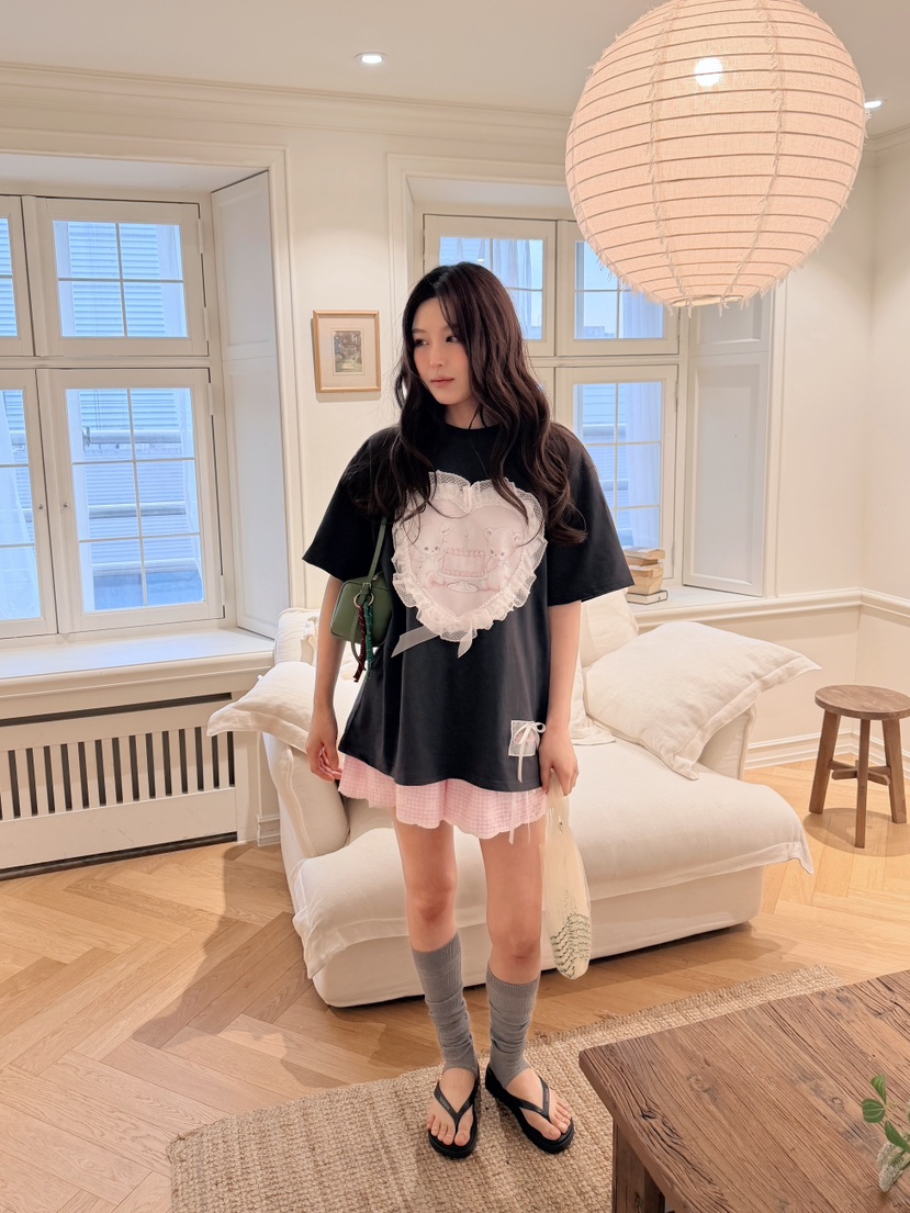 BOUTIQUE-L東大門實拍韓國女裝新款推薦人氣職業26春夏T恤BOUTIQUE-LT恤