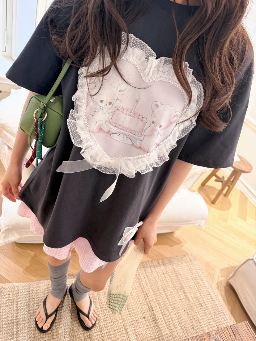 BOUTIQUE-L東大門實拍韓國女裝新款推薦人氣職業26春夏T恤BOUTIQUE-LT恤