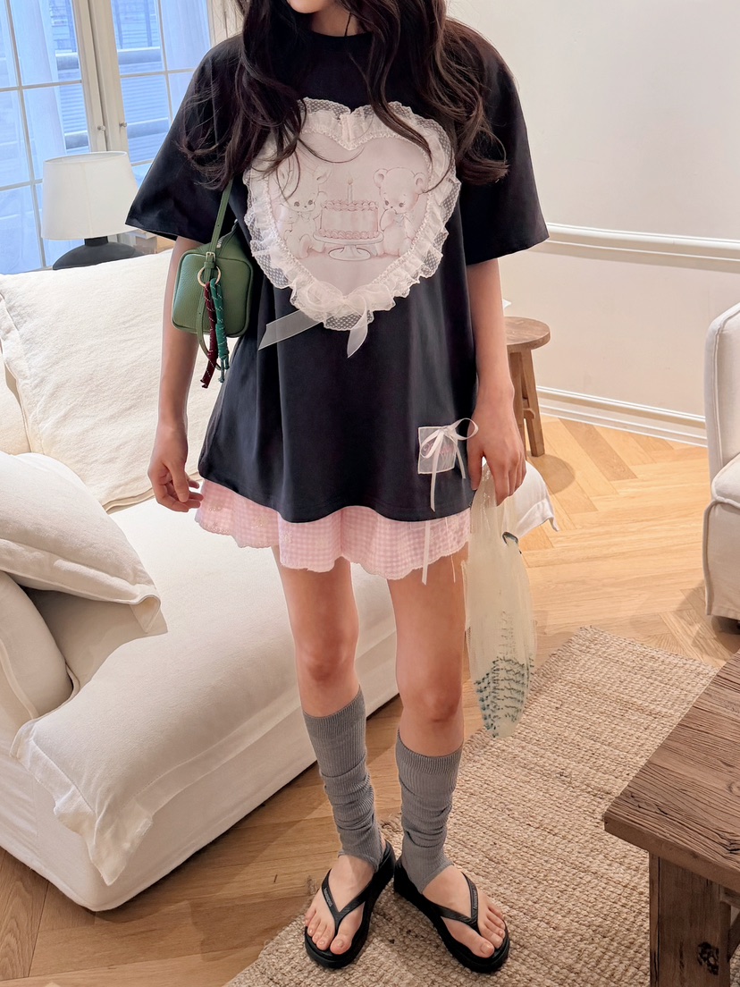 BOUTIQUE-L東大門實拍韓國女裝新款推薦人氣職業26春夏T恤BOUTIQUE-LT恤圖色1