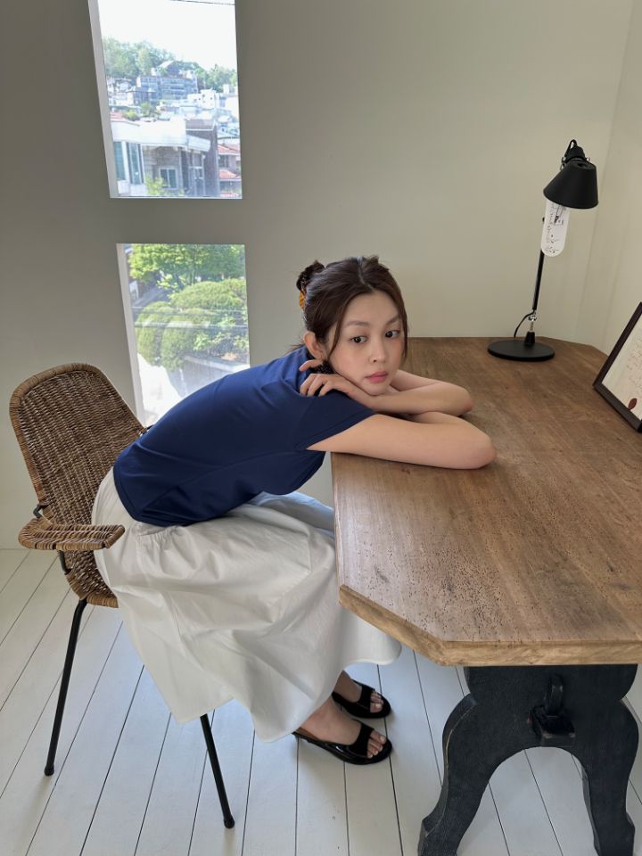 MARE韓國直郵實拍女裝新品熱賣推薦26夏季26春夏長裙口袋喇叭MARE長裙