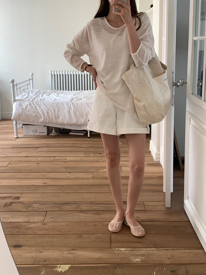 BLEECKER韓國直郵女裝新品職業26春夏休閑推薦26夏季針織衫U領BLEECKER針織衫