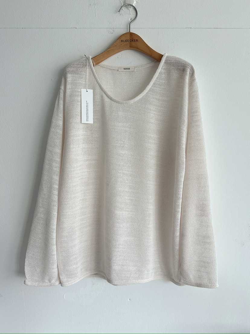 BLEECKER韓國直郵女裝新品職業26春夏休閑推薦26夏季針織衫U領BLEECKER針織衫圖色1
