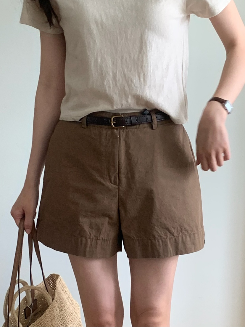 BLEECKER韓國直郵女士新品時尚推薦人氣26春夏26夏季短褲BLEECKER短褲