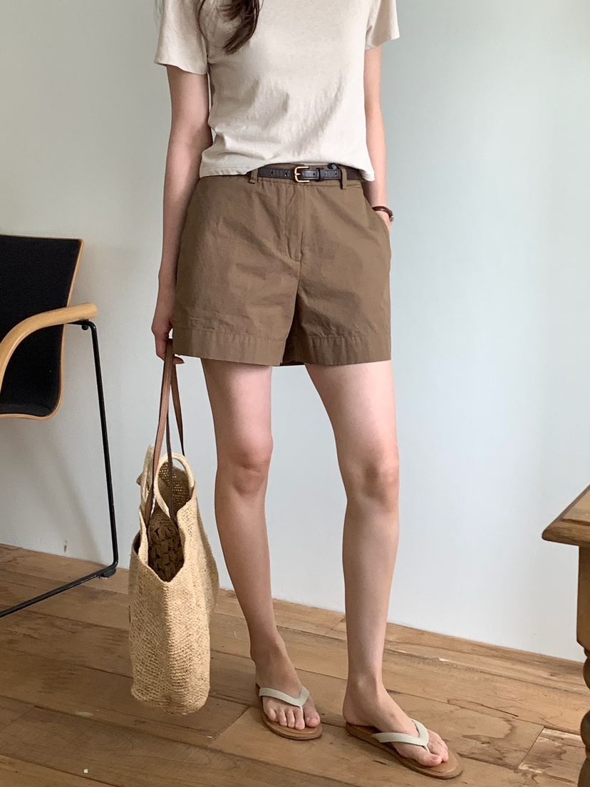 BLEECKER韓國直郵女士新品時尚推薦人氣26春夏26夏季短褲BLEECKER短褲