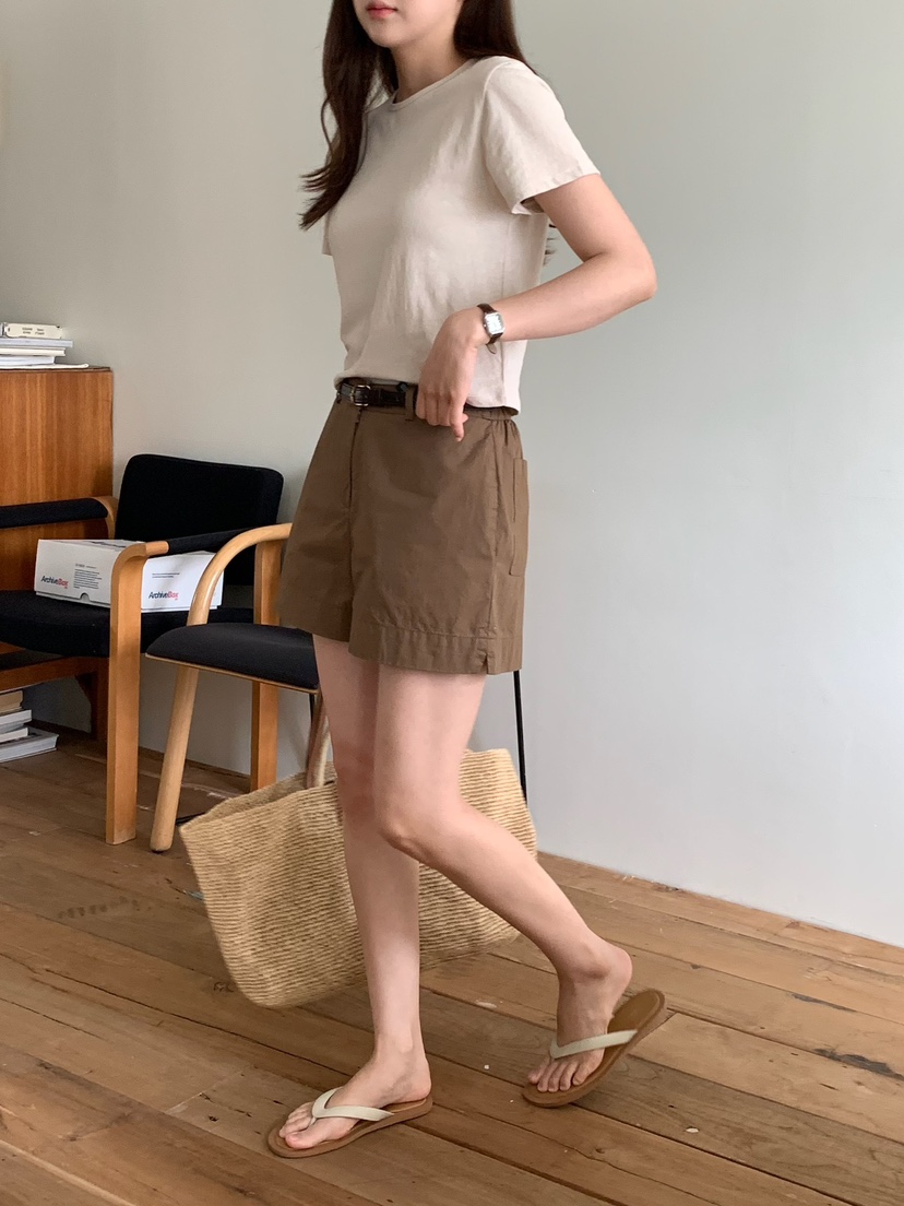BLEECKER韓國直郵女士新品時尚推薦人氣26春夏26夏季短褲BLEECKER短褲