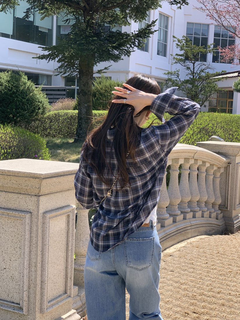 LA CREME韓國直郵女裝新款26春夏職業休閑推薦襯衫蕾絲衫LA CREME襯衫/蕾絲衫