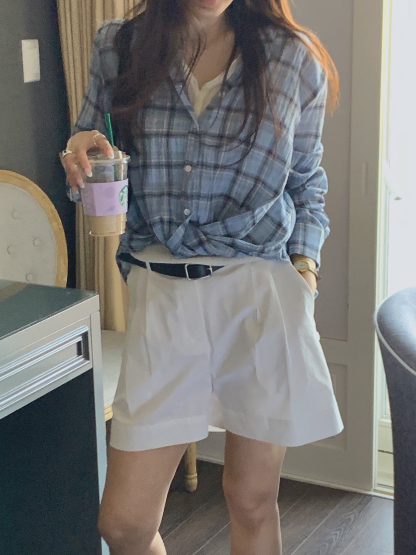 LA CREME韓國直郵女裝新款26春夏職業休閑推薦襯衫蕾絲衫LA CREME襯衫/蕾絲衫