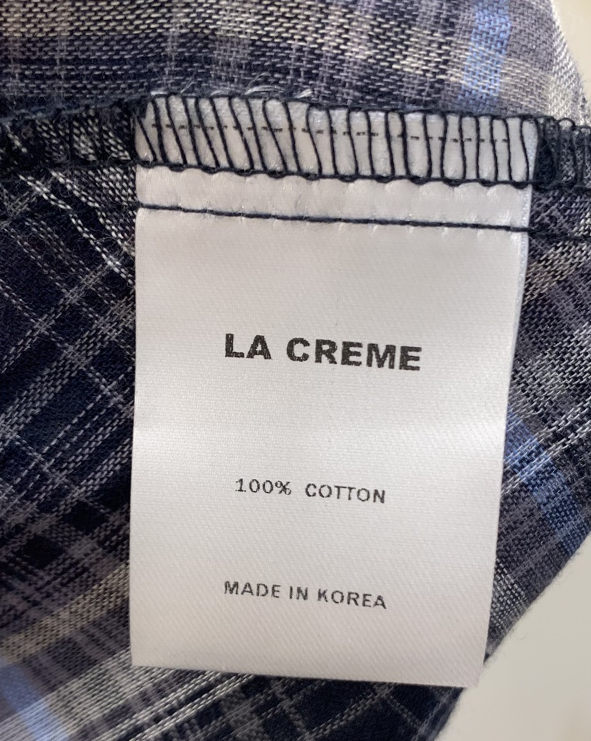 LA CREME韓國直郵女裝新款26春夏職業休閑推薦襯衫蕾絲衫LA CREME襯衫/蕾絲衫