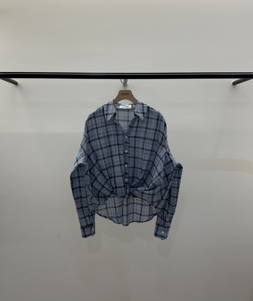 LA CREME韓國直郵女裝新款26春夏職業休閑推薦襯衫蕾絲衫LA CREME襯衫/蕾絲衫圖色2