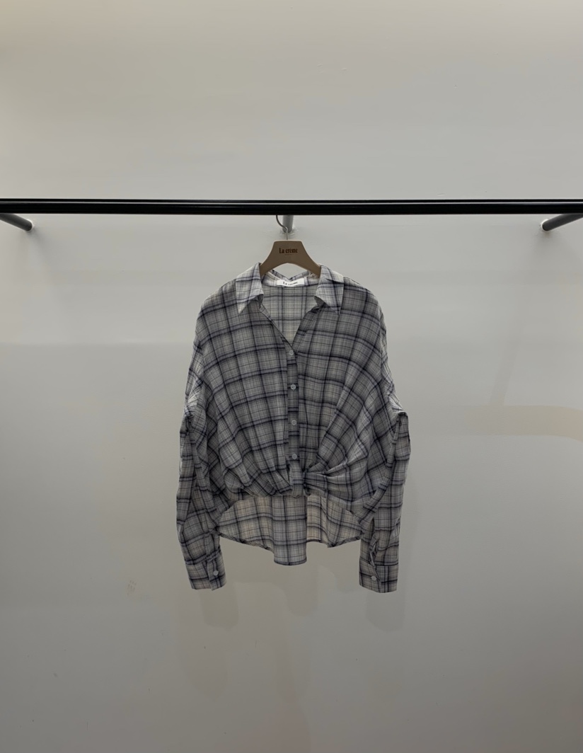 LA CREME韓國直郵女裝新款26春夏職業休閑推薦襯衫蕾絲衫LA CREME襯衫/蕾絲衫圖色3