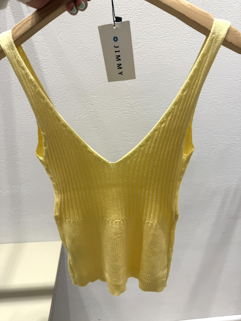 JIMMY韓國代購女裝新款時尚熱賣人氣推薦26春夏休閑吊帶背心JIMMY/REMAKE吊帶/背心