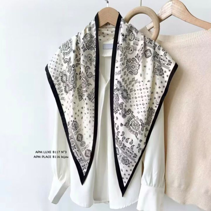 N3東大門直郵女裝新款職業休閑真品26春夏時尚圍巾披肩圍巾N3圍巾/披肩