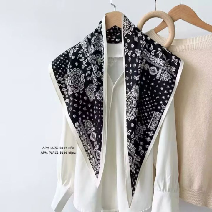 N3東大門直郵女裝新款職業休閑真品26春夏時尚圍巾披肩圍巾N3圍巾/披肩