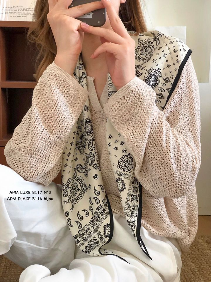 N3東大門直郵女裝新款職業休閑真品26春夏時尚圍巾披肩圍巾N3圍巾/披肩