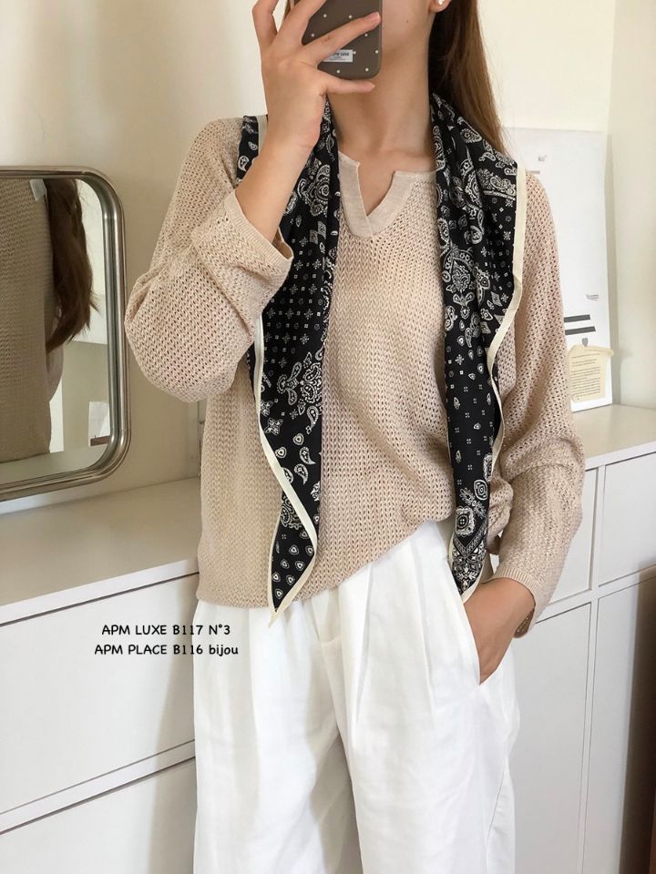 N3東大門直郵女裝新款職業休閑真品26春夏時尚圍巾披肩圍巾N3圍巾/披肩