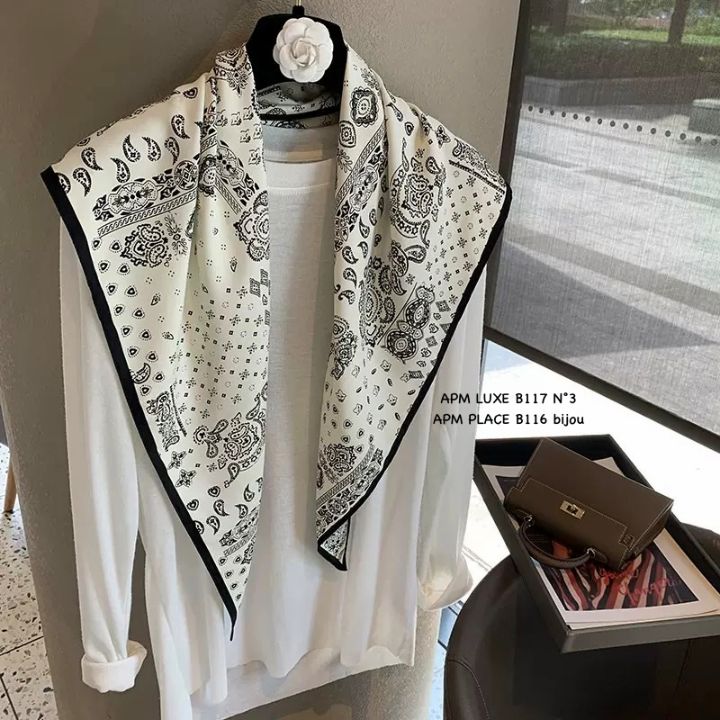 N3東大門直郵女裝新款職業休閑真品26春夏時尚圍巾披肩圍巾N3圍巾/披肩圖色1