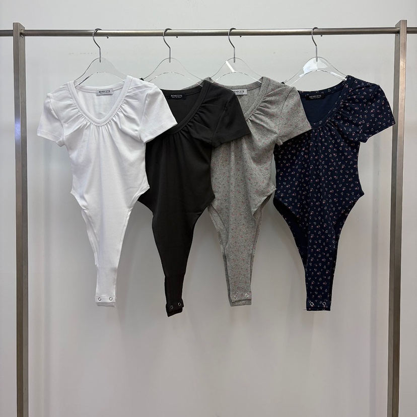 REVE CITE-L韓國直郵女士新品真品人氣26春夏時尚T恤褶皺REVE CITE-LT恤